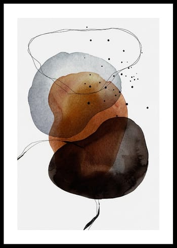 Plakat Abstract in Layers No6