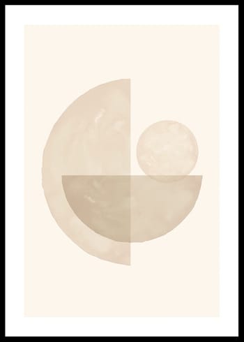 Póster Abstract Circles No3