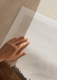 Dimtäckt dal med höstfärgade kullar och granar, fotografi-9