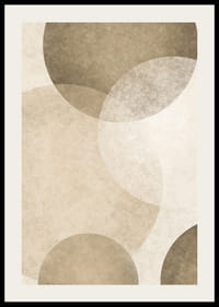 Abstrakcyjne okręgi w warstwach z odcieniami beżu i brązu-2