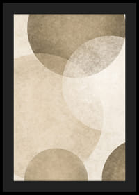 Abstrakcyjne okręgi w warstwach z odcieniami beżu i brązu-4