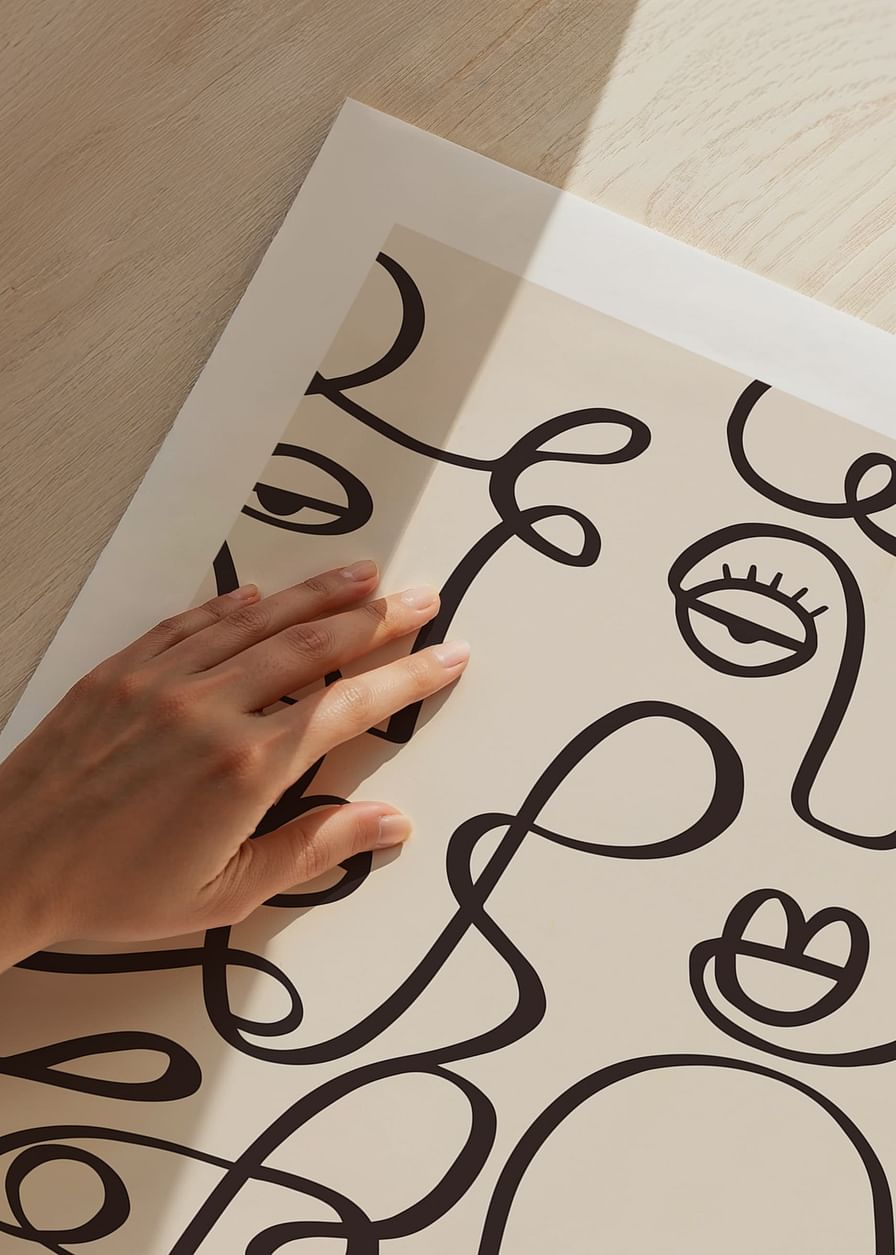 Line Art Faces-12