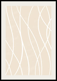 Abstraktné biele čiary na pieskovo sfarbenom pozadí s textúrou-2