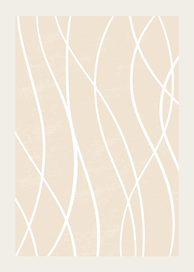 Abstraktné biele čiary na pieskovo sfarbenom pozadí s textúrou-12