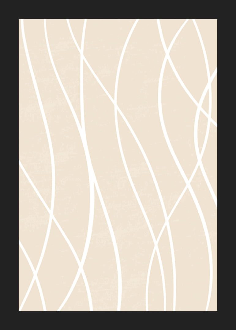 Abstraktné biele čiary na pieskovo sfarbenom pozadí s textúrou-12