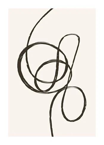Poster Line Art Knot
