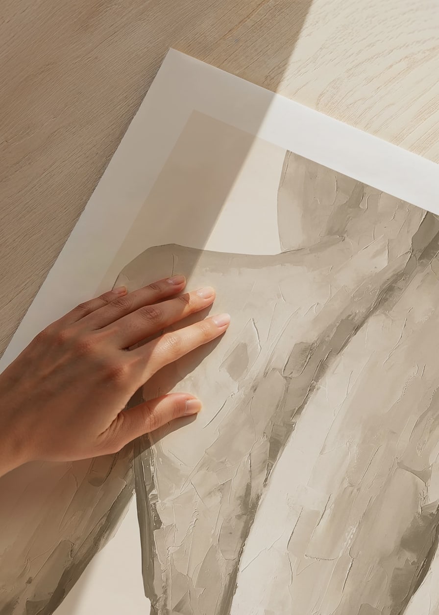 Watercolor of female back in beige and sand tones-12