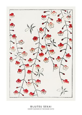 Poszter Cherry Blossom By Watanabe Seitei