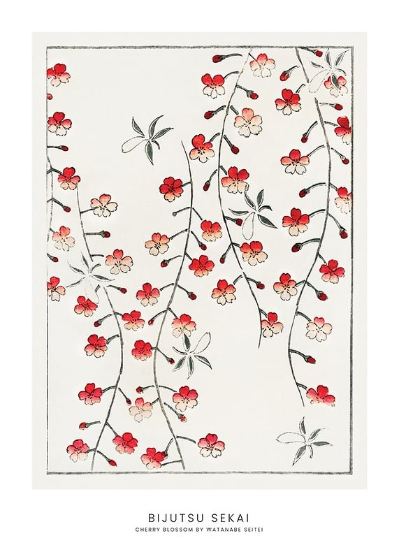 Plagát Cherry Blossom By Watanabe Seitei