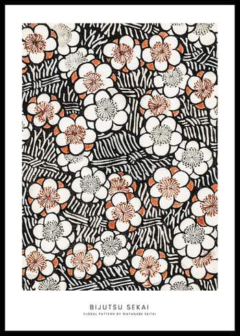 Poster Floral Pattern By Watanabe Seitei