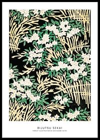 Forest Illustration By Watanabe Seitei-0