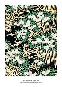 Forest Illustration By Watanabe Seitei-1