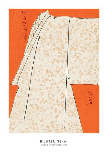 Poster Kimono By Watanabe Seitei