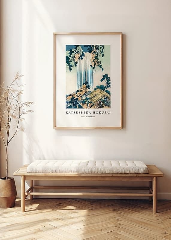 Yoro Waterfall By Katsushika Hokusai-12