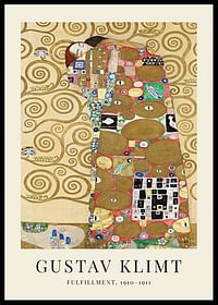 Fulfillment By Gustav Klimt-0
