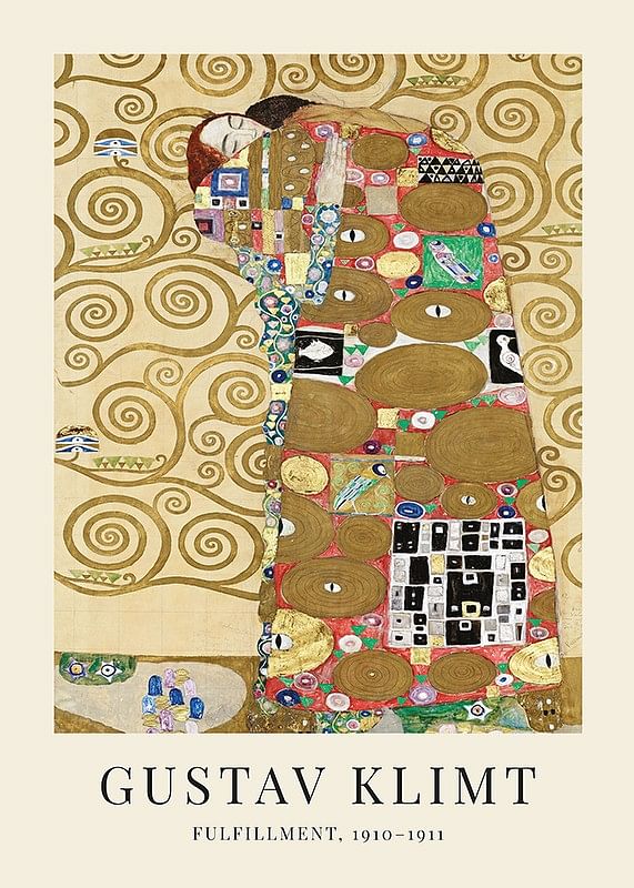 Poster Fulfillment By Gustav Klimt