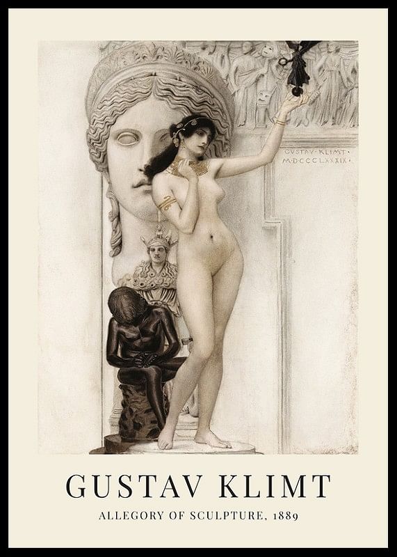 Allegory Of Sculpture By Gustav Klimt-12