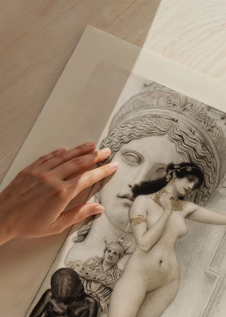 Allegory Of Sculpture By Gustav Klimt-12