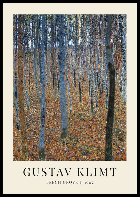 Poster Beech Grove I By Gustav Klimt