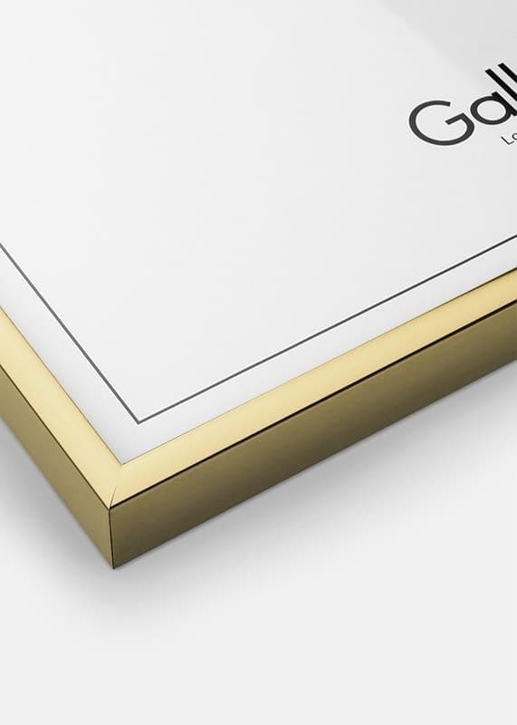 Picture frame Metal Gold crossfade