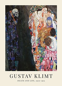 Death And Life By Gustav Klimt-1