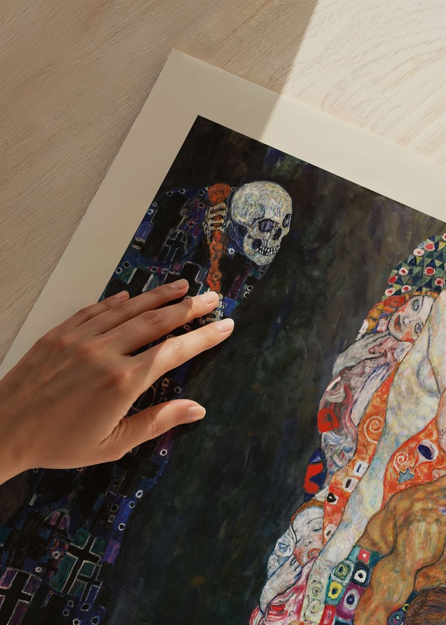 Death And Life By Gustav Klimt-12