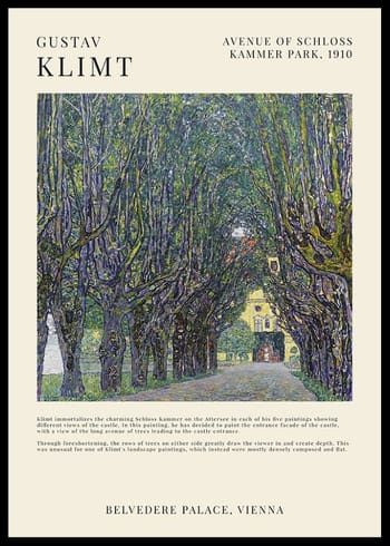 Juliste Kammer Park By Gustav Klimt