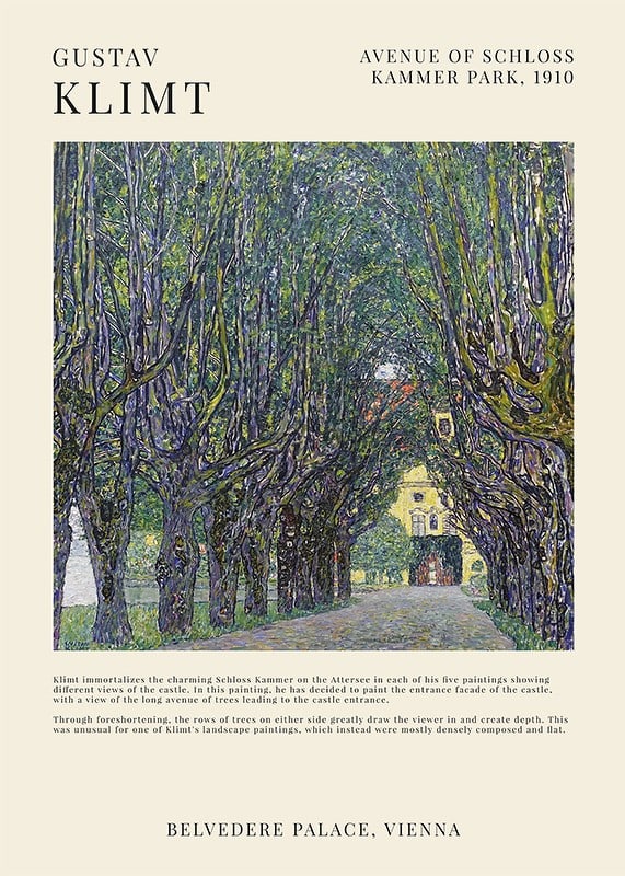 Plakāts Kammer Park By Gustav Klimt