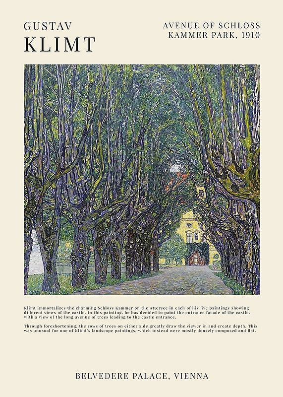 Poster Kammer Park By Gustav Klimt