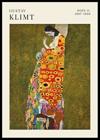 Hope II By Gustav Klimt-0
