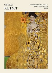 Portrait Of Adele By Gustav Klimt-1