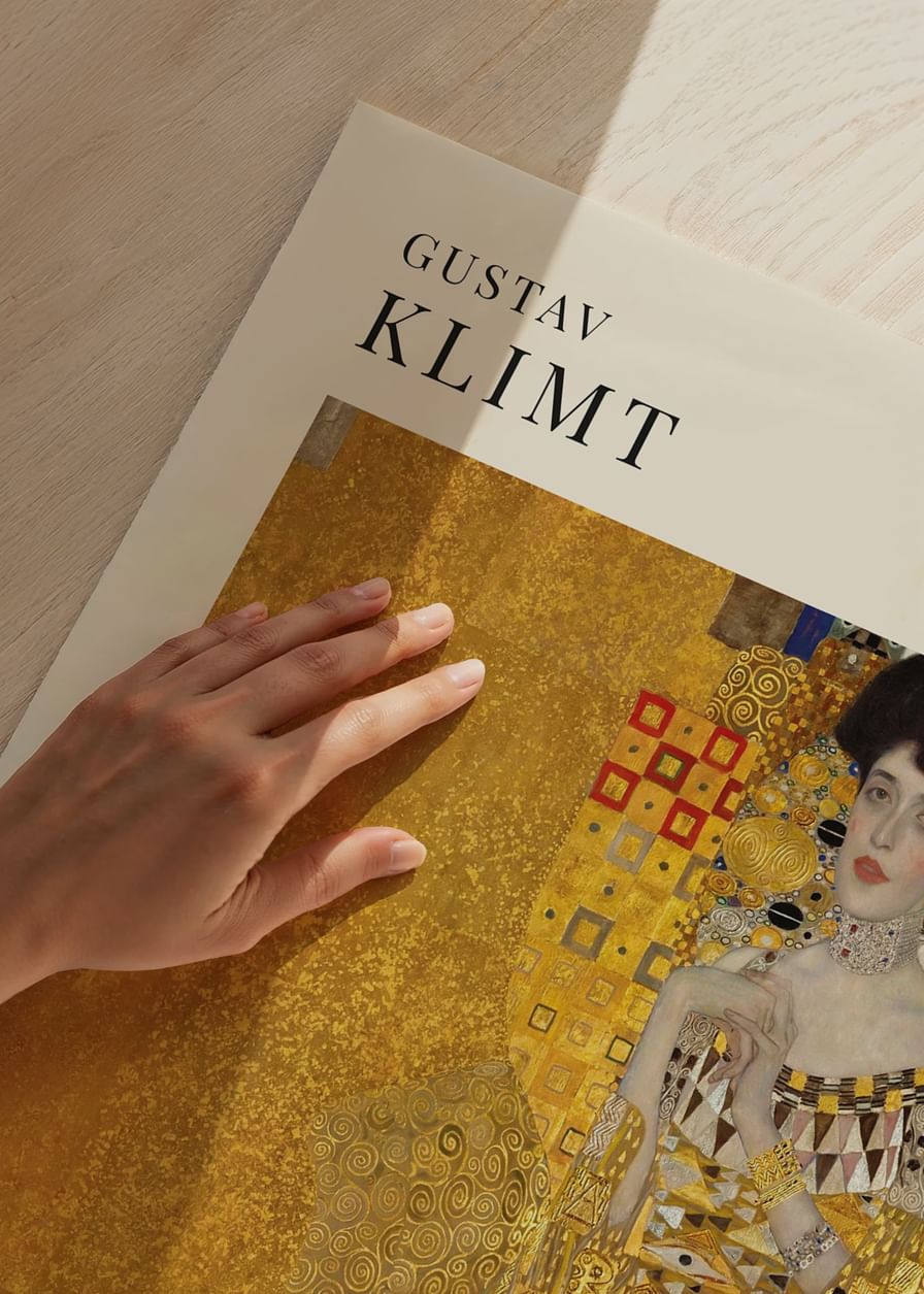 Portrait Of Adele By Gustav Klimt-12
