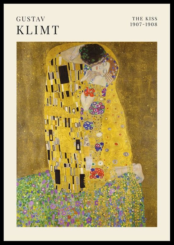 Poster The Kiss By Gustav Klimt