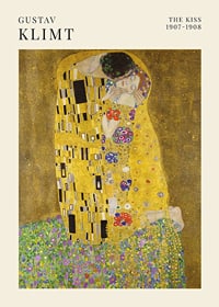 The Kiss By Gustav Klimt-1