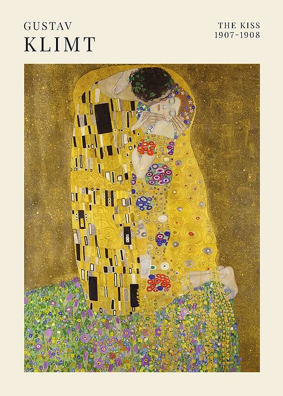Poster The Kiss By Gustav Klimt