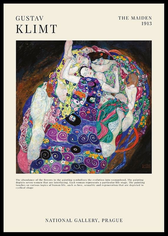 The Maiden By Gustav Klimt-12
