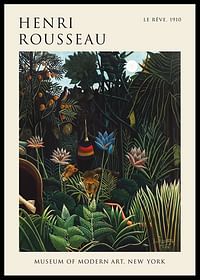 Le Reve By Henri Rousseau-0