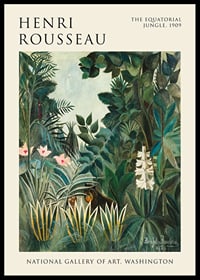 The Equatorial Jungle By Henri Rousseau-0