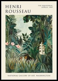The Equatorial Jungle By Henri Rousseau-0