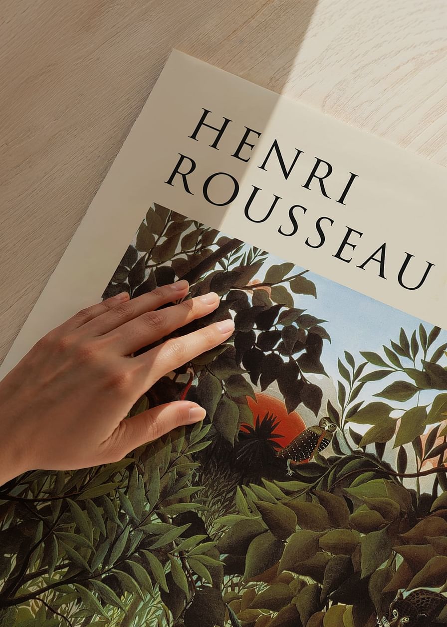 The Hungry Lion By Henri Rousseau-12