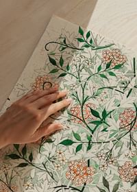 William Morris Jasmine Pattern-3