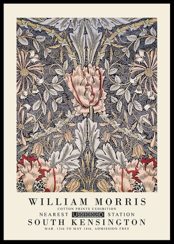 Poster William Morris Honeysuckle