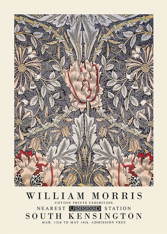 Plakāts William Morris Honeysuckle