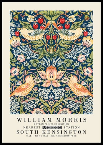Poster William Morris Strawberry Thief