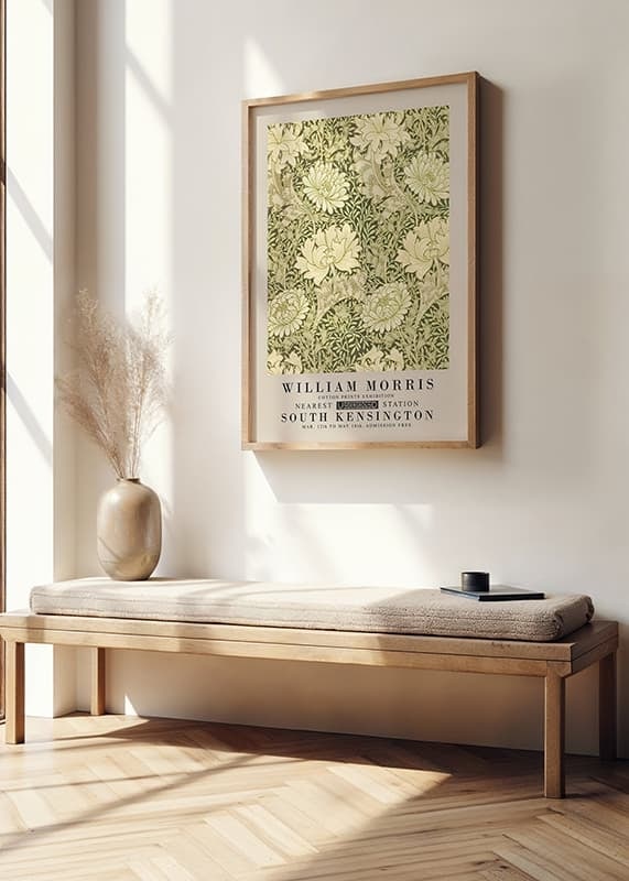 Plakāts William Morris Chrysanthemum crossfade