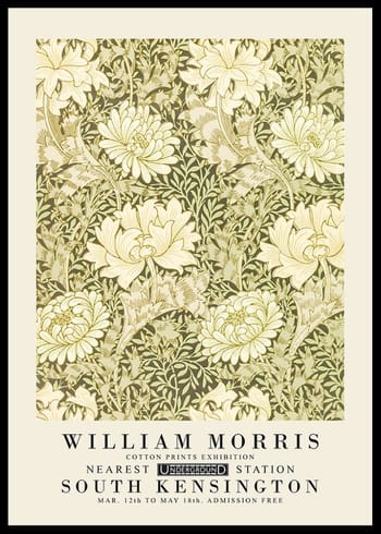 Poster William Morris Chrysanthemum