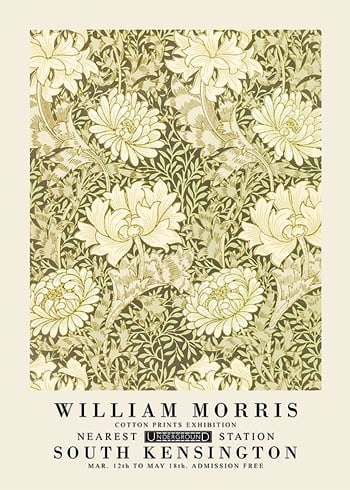 Poster William Morris Chrysanthemum