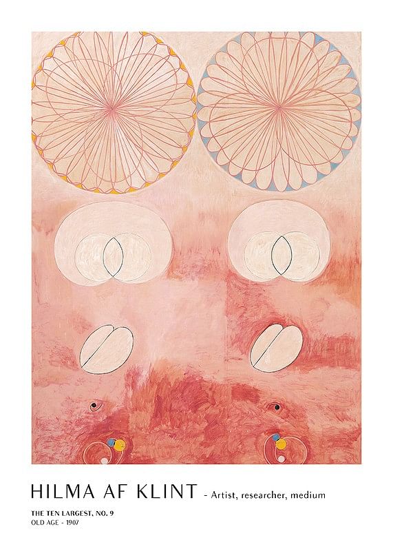 Poster The Ten Largest No9 By Hilma Af Klint