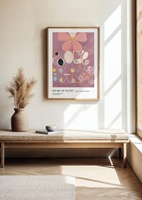 Abstrakt komposition med pastellfärgade former av Hilma af Klint-2