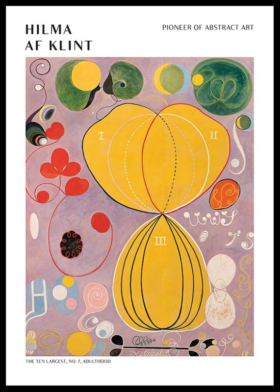 Poster The Ten Largest No7 By Hilma Af Klint